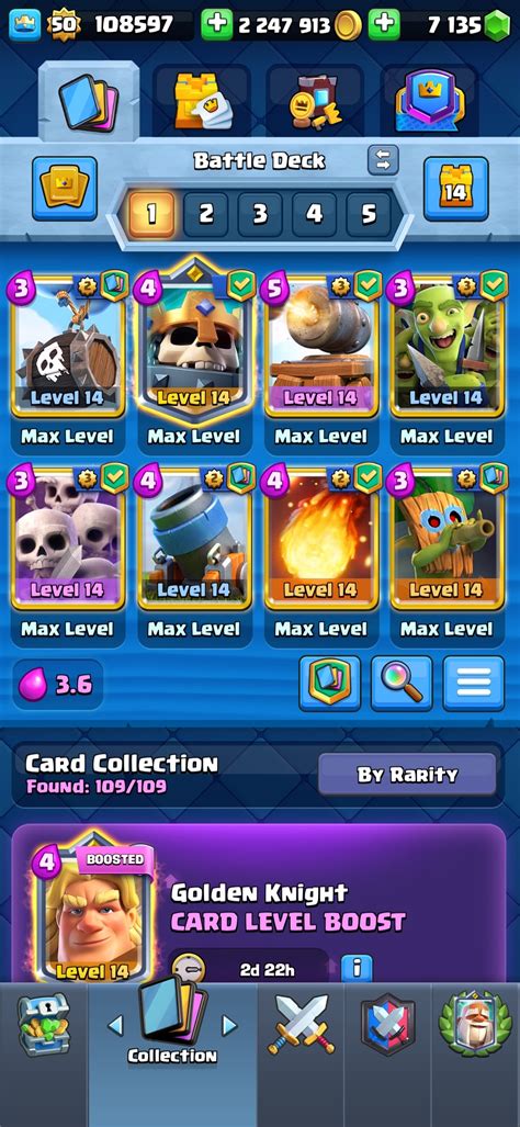 Clash Royale Entire Player Base Statistics : .